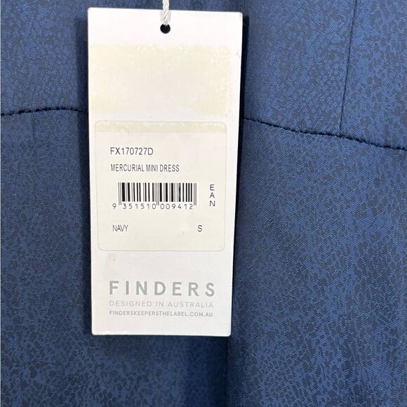 NWT Finders Keepers Mercurial Bustier Mini Blue Dress Tank Backless Size S - Picture 9 of 10